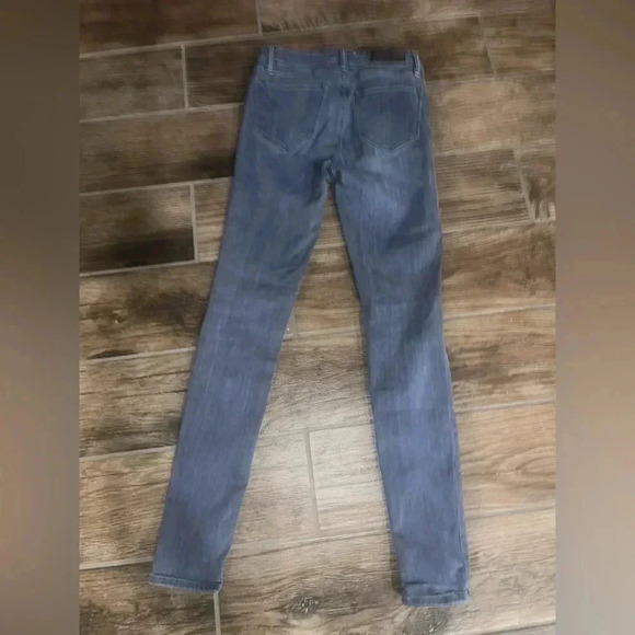 All Saints Grace Slashed Moto Distressed Skinny Jeans Sz 28 - Picture 2 of 4